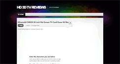 Desktop Screenshot of hd3dtvreviews.com